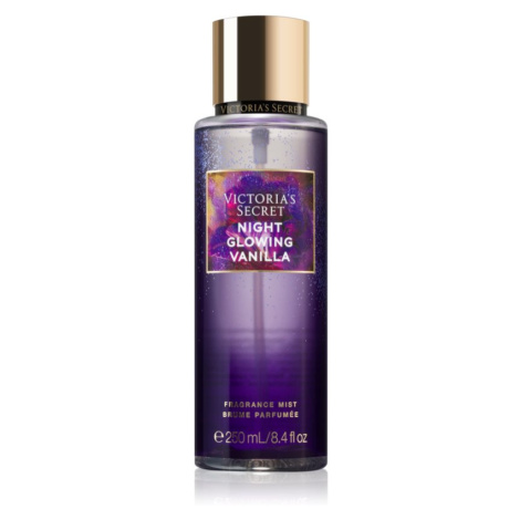 Victoria's Secret Night Glowing Vanilla tělový sprej pro ženy 250 ml