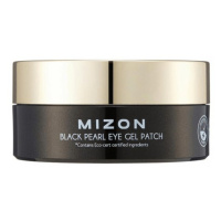 MIZON - BLACK PEARL EYE GEL PATCH - Oční hydrogelové polštářky s černou perlou a diamantovým pud