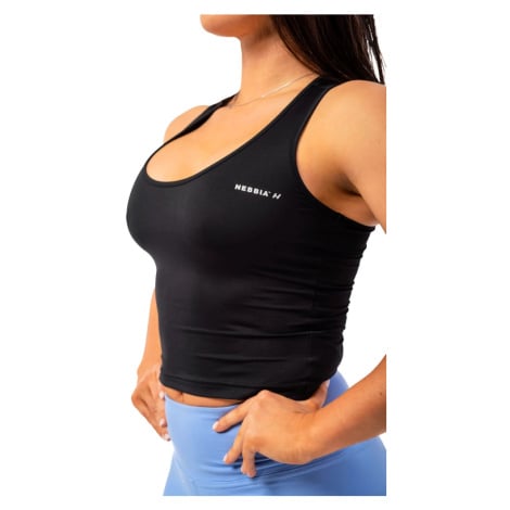 Dámské tílko Nebbia Sporty Slim-Fit Crop Tank Top 422 black M