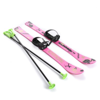 Baby Ski 90 cm - dětské plastové lyže - růžové