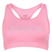 Calvin Klein MEDIUM SUPPORT SPORTS BRA Dámská podprsenka, růžová, velikost