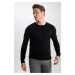 DEFACTO Slim Fit Valentine Crew Neck Sweater