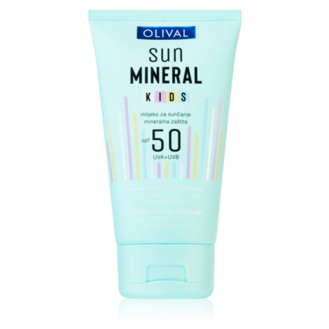 Olival Sun Mineral Kids opalovací mléko SPF 50 pro děti 150 ml
