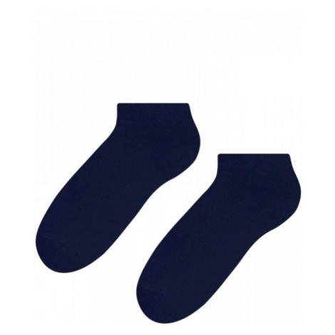 Steven 045 tmavě modré Pánské kotníkové ponožky