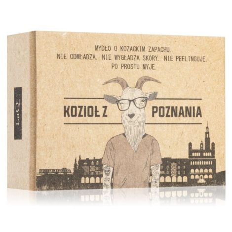 LaQ Goat From Poznaň luxusní tuhé mýdlo 85 g