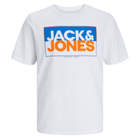Jack&Jones Pánské triko JCOBOX Standard Fit 12248123 White