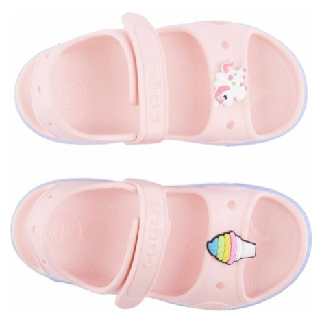 Coqui YOGI UNICORN Dětské sandály, růžová, velikost