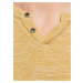 Žluté tričko s knoflíky Jack & Jones Alfredo