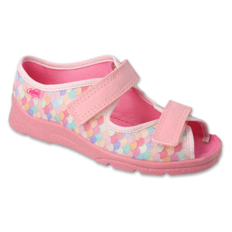 BEFADO 969Y169 dívčí sandálky růžové 969Y169_33