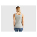 Benetton, Light Gray Pure Cotton Tank Top