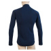 Sensor Merino Df pánské triko dl. rukáv zip deep blue