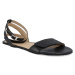 Barefoot dámské sandály Shapen - Daisy crackle černé