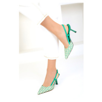 Soho Green Women's Classic Heeled Shoes 19027