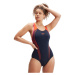 Dámské plavky speedo placement laneback true navy/electric