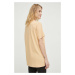 Bavlněné tričko AllSaints PIPPA žlutá barva