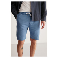 GRIMELANGE Uncertain Men's Comfort Fit Dark Blue Shorts & Bermud
