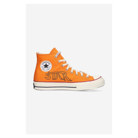 Kecky Converse Chuck 70 pánské, oranžová barva, A01762C-ORANGE