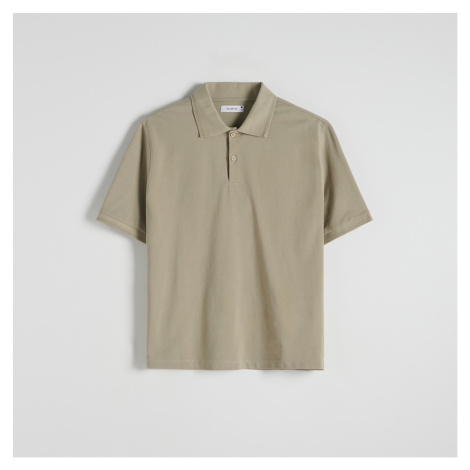 Reserved - Men`s polo - Zelená