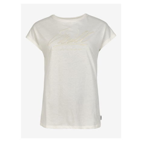 Bílé dámské tričko O'Neill SIGNATURE T-SHIRT