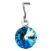 Přívěsek Rivoli se Swarovski Elements Bermuda Blue 8 mm