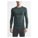 Pánské tričko CRAFT Fuseknit Comfort LS tmavě zelená
