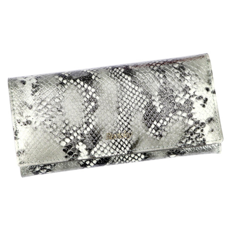 Dámská kožená peněženka Rovicky 8805-SNR RFID stříbrná
