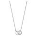 Lotus Style Stylový ocelový náhrdelník se zirkony Woman Basic LS1913-1/1