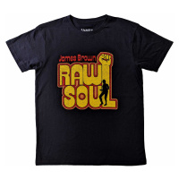 James Brown tričko, Raw Soul Black, pánské