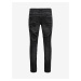 Černé slim fit džíny s vyšisovaným efektem ONLY & SONS Loom
