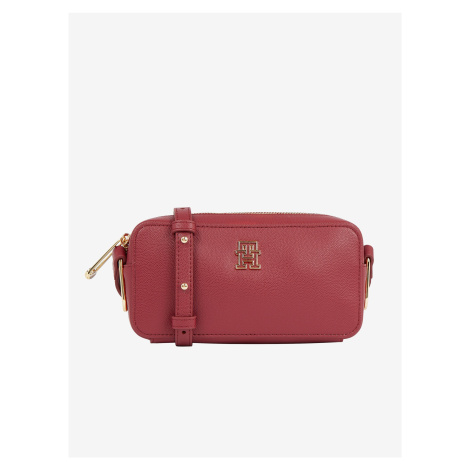 Vínová dámská crossbody kabelka Tommy Hilfiger Timeless Camera Bag