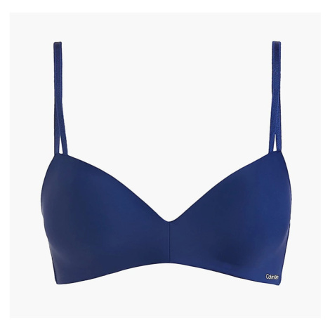 Dámská bezkosticová podprsenka Calvin Klein QF6017E modrá | modrá
