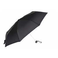 BRIGHT Skládací mechanický deštník Černý (BR17-U3405-09TX)