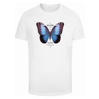 Pánské tričko krátký rukáv // Mister Tee / Become the Change Butterfly Tee white