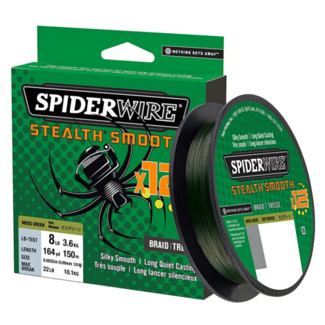 Spiderwire Pletená Šňůra Stealth Smooth 12 1m Nosnost: 7,5kg, Průměr: 0,09mm