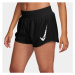 Nike ONE SWOOSH Dámské běžecké šortky, černá, velikost