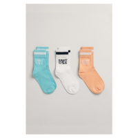 PONOŽKY 3-PACK GANT SOCKS 3-PACK oranžová