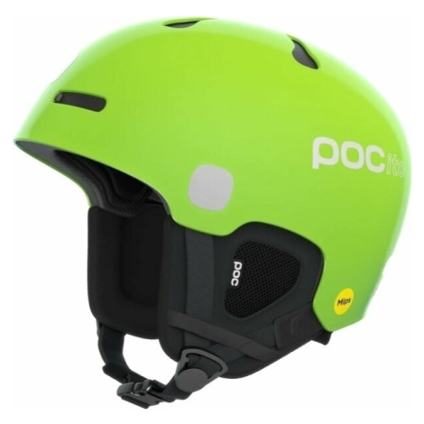 POC POCito Auric Cut MIPS Fluorescent Yellow/Green Lyžařská helma