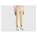 Benetton, Cropped Chinos In Stretch Cotton