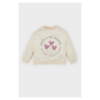 DEFACTO Baby Girl Crew Neck Printed Sweatshirt