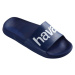 HAVAIANAS SLIDE CLASSIC LOGO MANIA Unisex pantofle, tmavě modrá, velikost 41/42