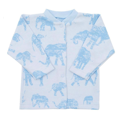 Kojenecký kabátek Baby Service Sloni modrý