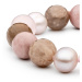 Gaura Pearls Náramek Jenny - sladkovodní perla, měsíční kámen, opál, růžový křemen 212-14B Barev