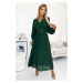 Dámské šaty Numoco 414-1 KLARA | zelená