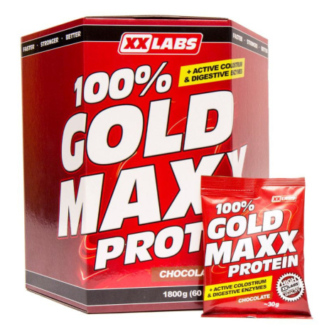Xxlabs 100% gold maxx protein banán sáčky 60x30 g
