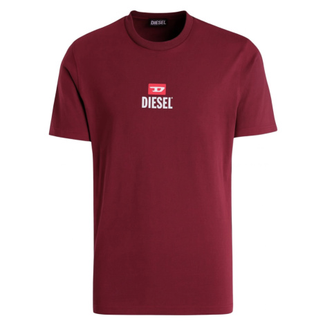 DIESEL D Burgundy tričko