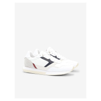 Bílé dámské kožené tenisky Tommy Hilfiger Essential Runner - Dámské