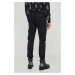 Kalhoty Calvin Klein Jeans pánské, černá barva, ve střihu cargo, J30J324696