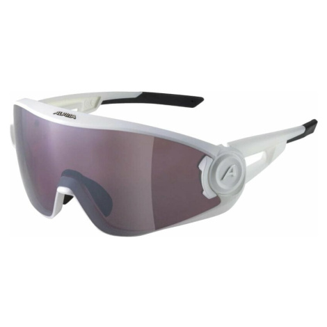 Alpina 5w1ng Q White Matt/Red Cyklistické brýle