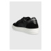 Kožené sneakers boty Karl Lagerfeld T/KAP černá barva, KL51424