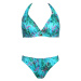 Dvoudílné plavky Self S115 Bora Bora 8 Zeleno-barevná | dámské plavky